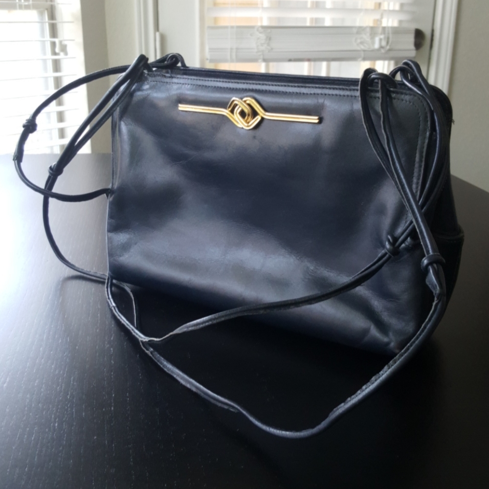Dark Blue Shoulder Bag